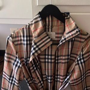 Authentic Burberry Check Raincoat